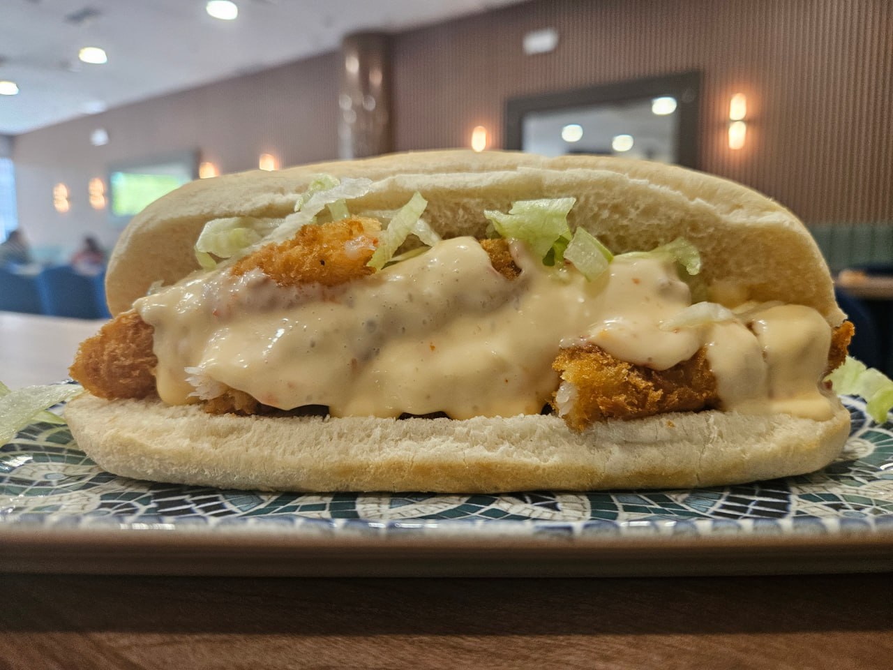 Langostinos panko con mayonesa de chilli dulce